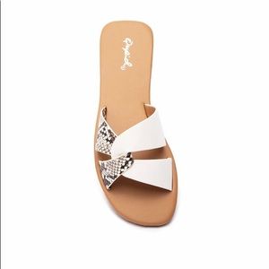 Snake white Quipid sandal